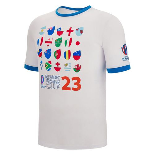 T-shirt blanc & drapeaux RWC France 2023 - MACRON - Modalova