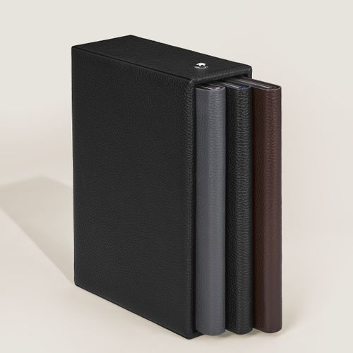 Cadre profond pour 3 Cahiers Moyen Format en Cuir Grainé - Cuir - MB222682 - Accessoires Cigare - MONTBLANC - Modalova