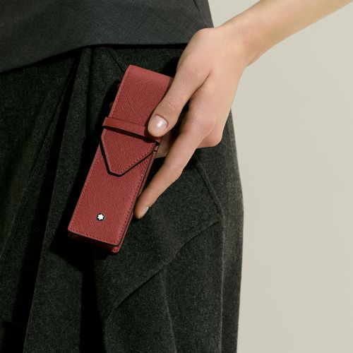 Étui pour 2 Instruments d’Écriture Envelope - Cuir - MB223087 - Trousses Pour Stylos - MONTBLANC - Modalova