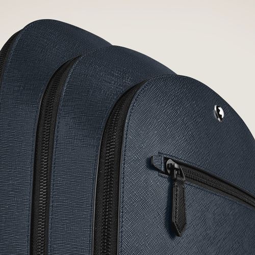 Sac à Dos Moyen Modèle avec 3 Compartiments en Cuir Sartorial - Cuir - MB222115 - Sacs À Dos - MONTBLANC - Modalova
