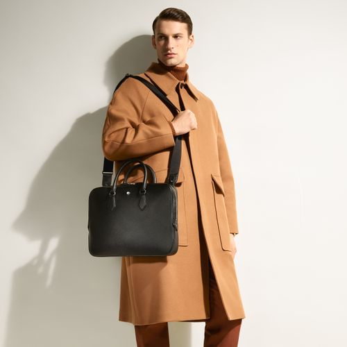 Porte-Documents Moyen Modèle avec Poche en Cuir Sartorial - Cuir - MB130271 - Porte-Documents - MONTBLANC - Modalova