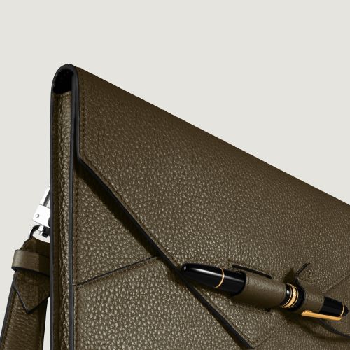 Porte Carnet Moyen Format Envelope - Cuir - MB137124 - Carnets - MONTBLANC - Modalova