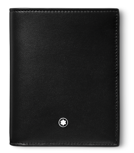 Portefeuille Compact 6cc en Cuir Meisterstück - Cuir - MB129677 - Portefeuilles - MONTBLANC - Modalova