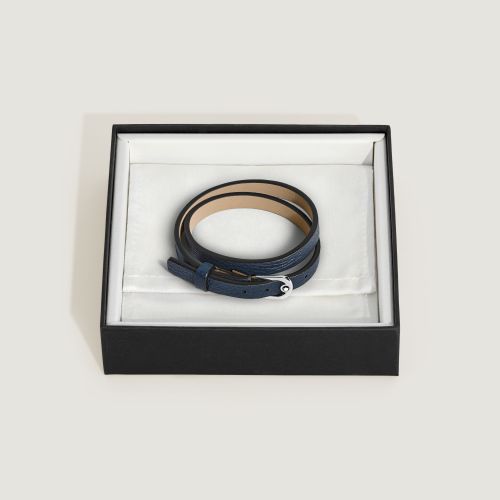 Bracelet Réglable Horseshoe en Cuir Grainé - Cuir - MB136937 - Bracelets - MONTBLANC - Modalova