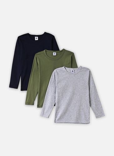 Lot De 3 Tee Shirts ML Garçon Col Rond pour - Petit Bateau - Modalova