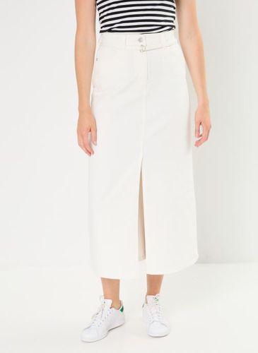 Vêtements Slflexia Mw White Denim Column Skirt pour Accessoires - Selected Femme - Modalova