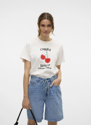 Vêtements VMSONYA METTE SS TOP BOX JRS GA CHERRY pour Accessoires - Vero Moda - Modalova