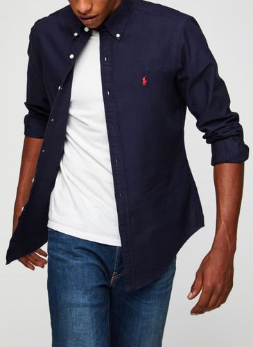 Polo Ralph Lauren chemise boutonnée homme M bleu sarcelle coton poney logo Oxford 