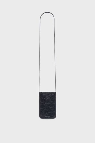 Porte téléphone en cuir effet froissé - LADYPHONE - Gerard Darel - Modalova
