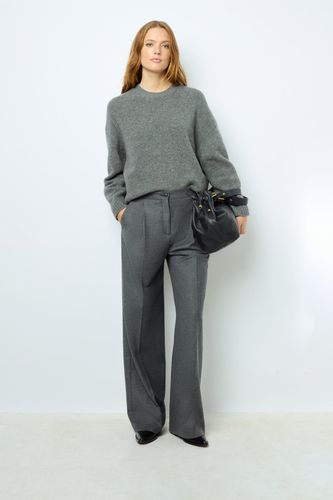 Pantalon droit en flanelle - NIA - Gerard Darel - Modalova