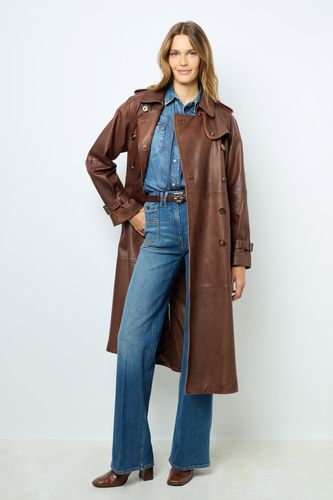 Trench en cuir d'agneau - LEXIE - GD - Modalova