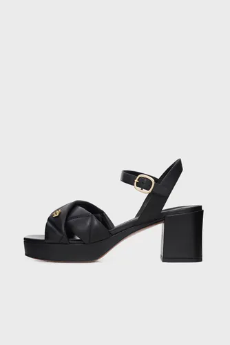 Sandales à plateforme en cuir matelassé - LIVIA - Gerard Darel - Modalova