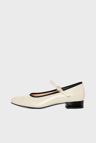 Ballerine bicolore à petit talon - EMILIA - / - Gerard Darel - Modalova