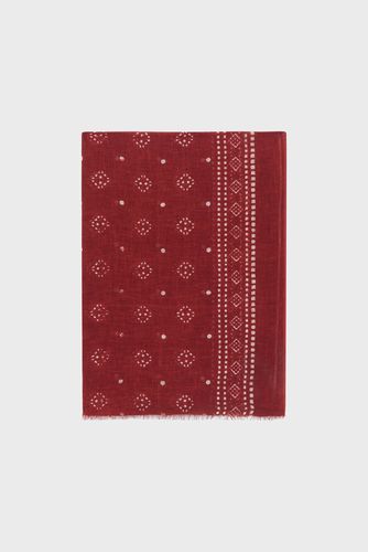 Foulard imprimé en lin - OMARA - Gerard Darel - Modalova