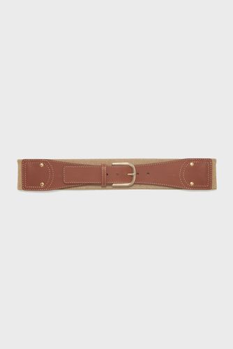 Ceinture en cuir avec dos élastiqué - IZIA - Gerard Darel - Modalova