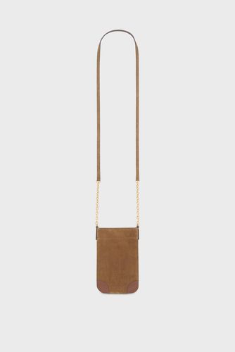 Porte téléphone en cuir velours - LE CHARLOTTE PHONE - Gerard Darel - Modalova