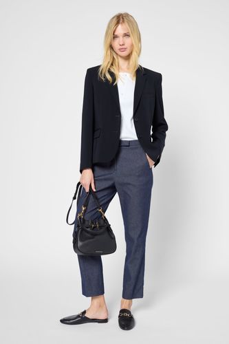 Pantalon droit élastiqué en denim - LYLA - Gerard Darel - Modalova