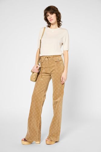 Jean flare en velours - ANNA - Gerard Darel - Modalova
