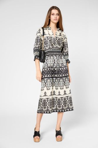 Robe midi cintrée imprimée - PETUNIA - Gerard Darel - Modalova