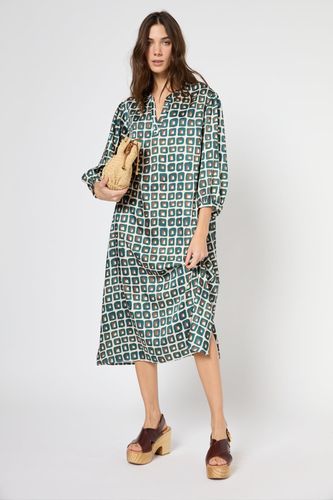 Robe midi à imprimé géométrique - PIETRA - Gerard Darel - Modalova