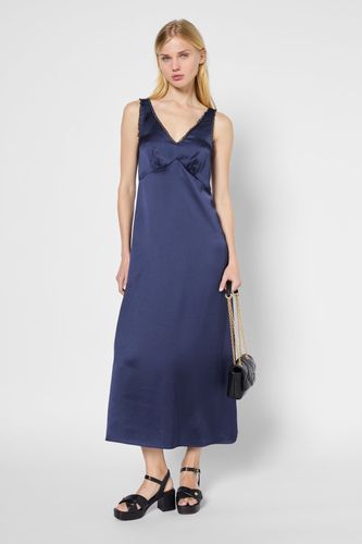 Robe longue sans manche en satin - PHILIPPINE - Gerard Darel - Modalova