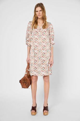 Robe courte imprimé ethnique - PRUNE - Gerard Darel - Modalova
