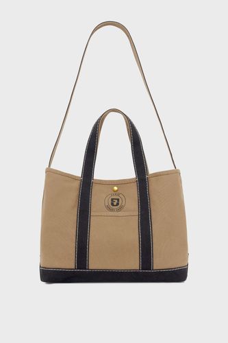 Cabas en toile - LEON - Kaki/Noir - Gerard Darel - Modalova