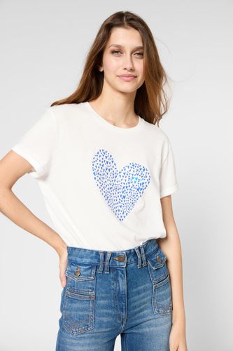 T-shirt cœur en coton - GLORIA - Gerard Darel - Modalova