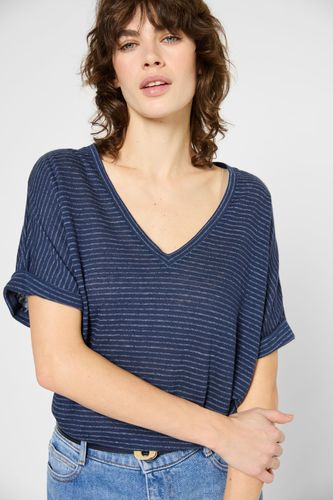 T-shirt V à rayures - GLADYS - Gerard Darel - Modalova