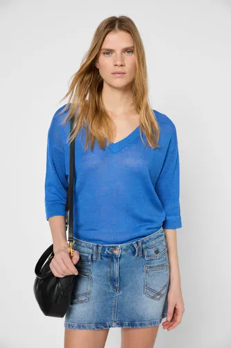 Pull V ample en lin - JOSIANE - Gerard Darel - Modalova