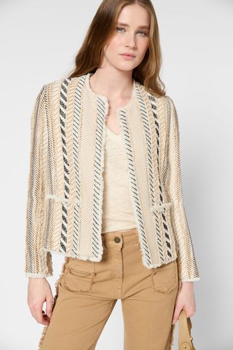Veste courte effilochée - REMINA - Gerard Darel - Modalova