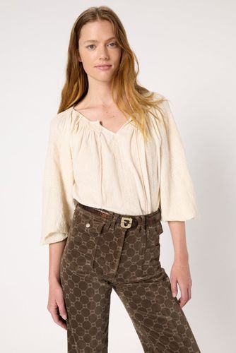 Blouse brodée à large encolure - AGLAE - Gerard Darel - Modalova