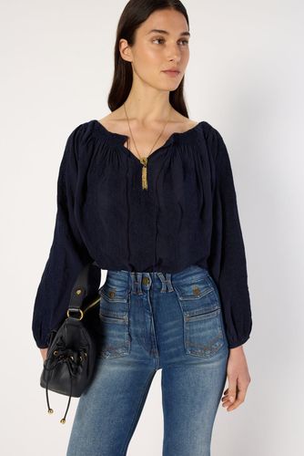 Blouse brodée à large encolure - AGLAE - Gerard Darel - Modalova