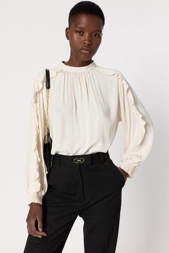 Blouse fluide à volants - ANAIS - Gerard Darel - Modalova