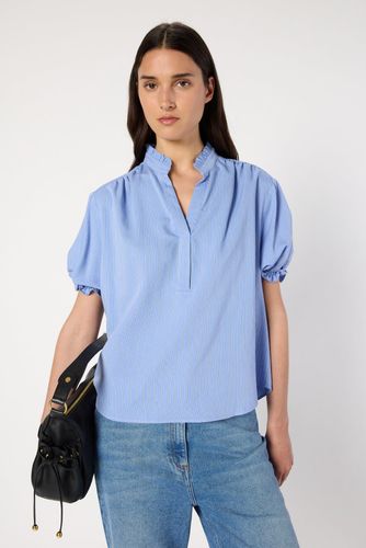 Blouse rayée à volants - AMIRA - Gerard Darel - Modalova