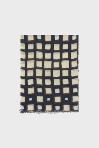 Echarpe graphique bicolore en laine - ROMILLY - Gerard Darel - Modalova