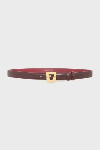 Ceinture signature en cuir - LE LAUREN - Gerard Darel - Modalova