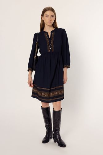 Robe droite aux motifs placés - LOUISA - Gerard Darel - Modalova