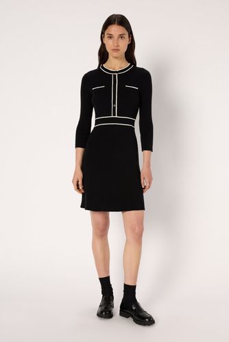 Robe courte en maille bicolore - LANI - Gerard Darel - Modalova