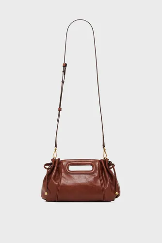 Sac à main en cuir effet froissé - MINI DANY - Gerard Darel - Modalova