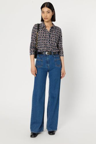 Tee-shirt polo imprimé - HORTENSE - Gerard Darel - Modalova