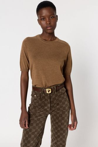 Col rond sans manche en laine fine - ELSA - Gerard Darel - Modalova