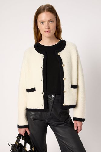 Gilet en bouclette contrastée - EWA - Gerard Darel - Modalova