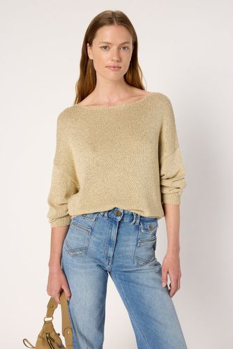 Pull en maille dorée - ELIANNA - Gerard Darel - Modalova