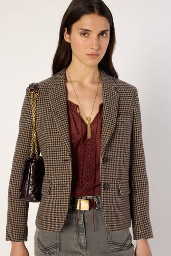 Blazer pied de coq en laine - NATHANE - Gerard Darel - Modalova