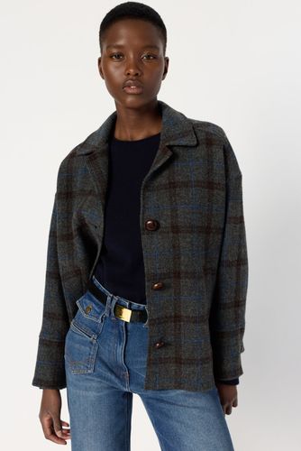 Veste à carreaux en laine - NELL - Gerard Darel - Modalova