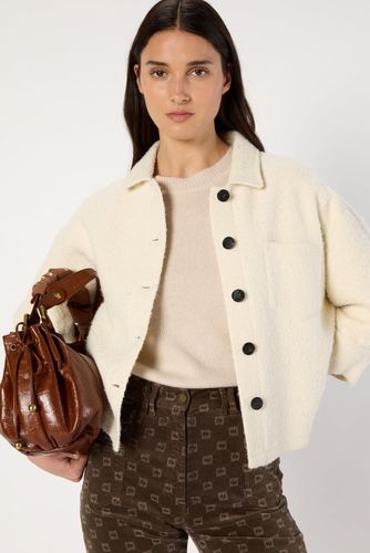 Surchemise en tweed uni - NINON - Gerard Darel - Modalova