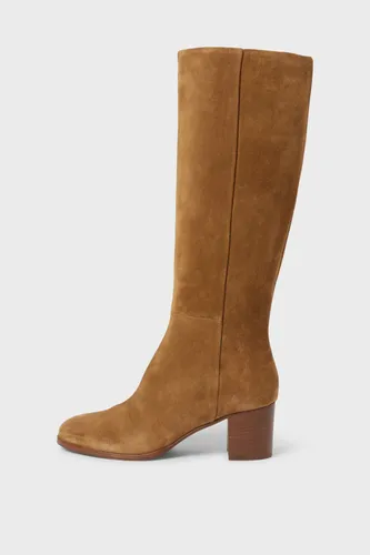 Bottes en cuir velours - LIZZIE - Gerard Darel - Modalova