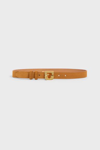 Ceinture signature en cuir velours - LE LAUREN - GD - Modalova