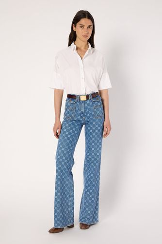 Jean flare à monogramme - ANNA - Gerard Darel - Modalova